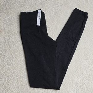 1126 NWT Pink Victoria's Secret Stretch Cotton Leggings Size XS Dark Charcoal